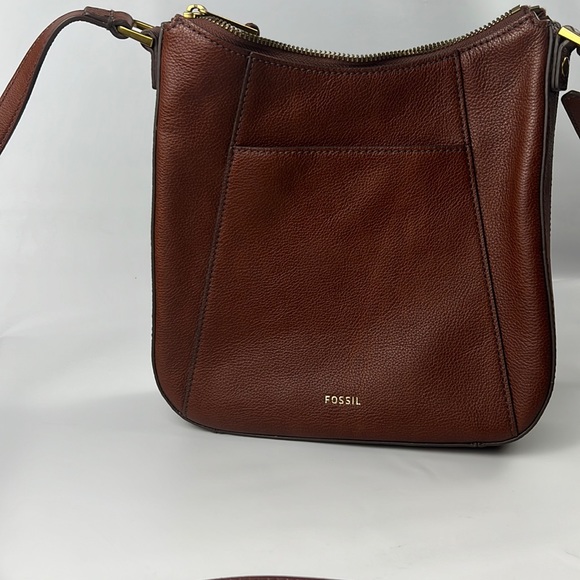 Fossil Bags New Fossil Talia Crossbody Bag Leather Brandy J 714